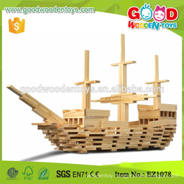 300pcs Learning Center Classic Toy Wooden Construction Bricks